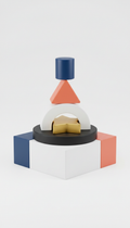 Children’s Stacking Toy Set in Modern Colors