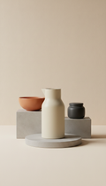 Ceramic Kitchen Set in Matte White