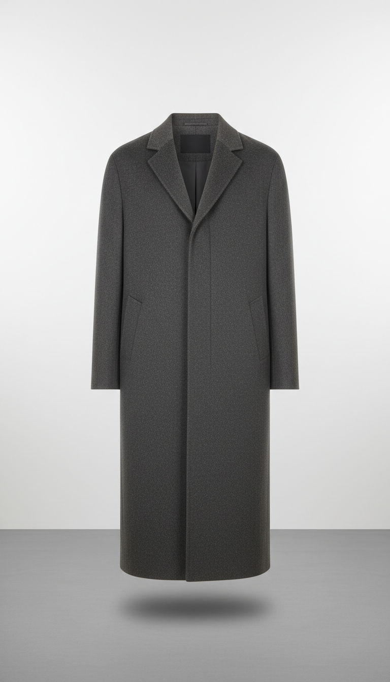 Minimalist Wool Overcoat